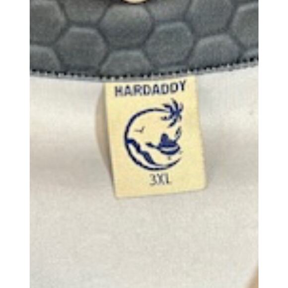 Hardaddy Waffle Print 3XL -Long Sleeve Button Henley Pullover Casual - Picture 5 of 5